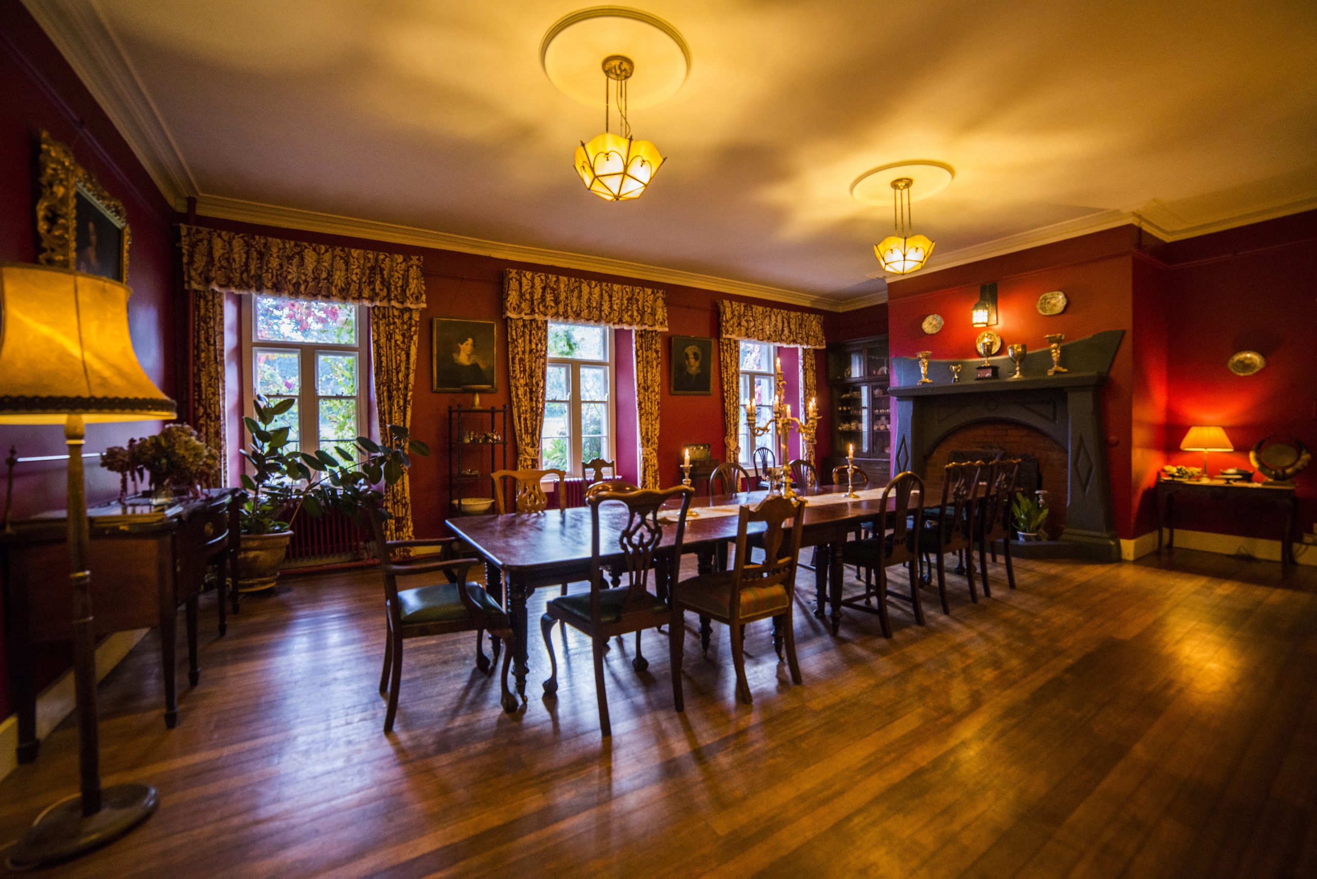 Castle dining room
